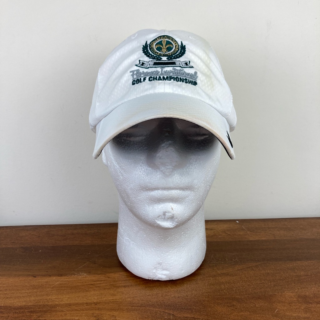 Nike Golf Championship Florence Invitational Hat Baseball Cap Strapback White